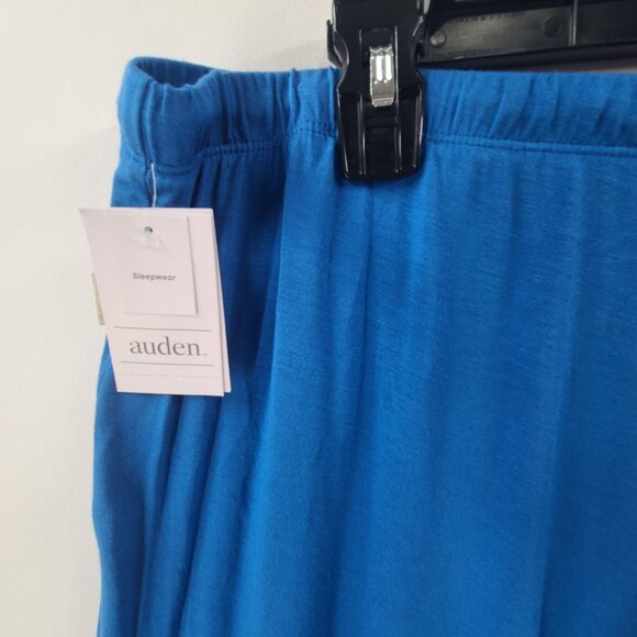 Auden NWT Pants Cloundwear Sleepwear ajama Pants Blue Women's Size L - Picture 6 of 7